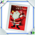 2015 Merry Christmas wholesale 3d lenticular greeting cards